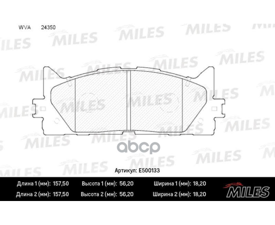 Купить КОЛОДКИ ТОРМОЗНЫЕ ПЕРЕДНИЕ (СМЕСЬ CERAMIC СЕРИЯ PRO) TOYOTA CAMRY V40 06-/V50 11-/LEXUS ES 240/350 06- (TRW GDB3429) E500133