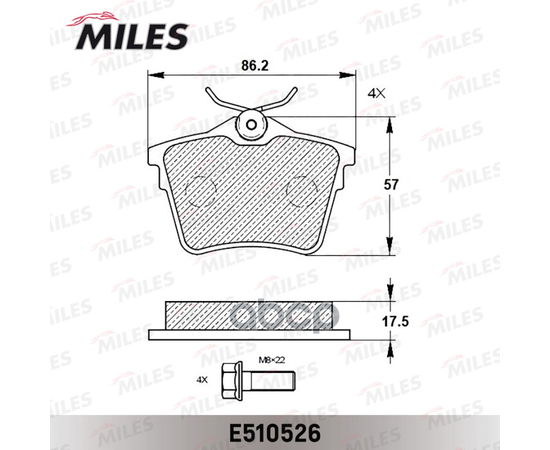 Купить КОЛОДКИ ТОРМОЗНЫЕ ЗАДНИЕ (СМЕСЬ CERAMIC СЕРИЯ PRO) CITROEN C5 08-/PEUGEOT 407 04-/607 00- (TRW GDB1596) E510526