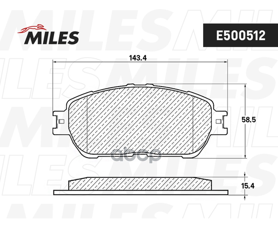 Купить КОЛОДКИ ТОРМОЗНЫЕ ПЕРЕДНИЕ (СМЕСЬ CERAMIC СЕРИЯ PRO) TOYOTA CAMRY (V30) 01-06 (TRW GDB3612) E500512