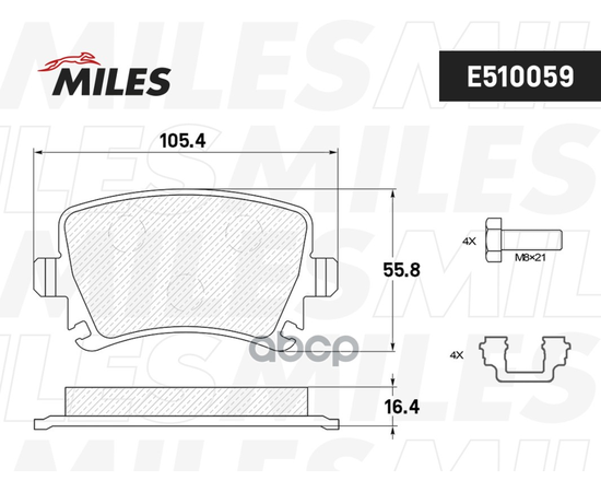 Купить КОЛОДКИ ТОРМОЗНЫЕ ЗАДНИЕ (СМЕСЬ CERAMIC СЕРИЯ PRO) VOLKSWAGEN TOURAN 03/CADDY/G5/G6 (TRW GDB1551) E510059