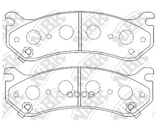 Купить КОЛОДКИ ТОРМОЗНЫЕ ДИСКОВЫЕ PN0055