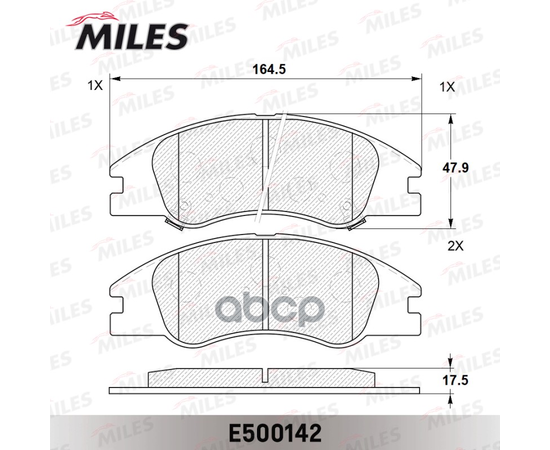 Купить КОЛОДКИ ТОРМОЗНЫЕ ПЕРЕДНИЕ (СМЕСЬ CERAMIC СЕРИЯ PRO) KIA CERATO 04- (TRW GDB3367) E500142