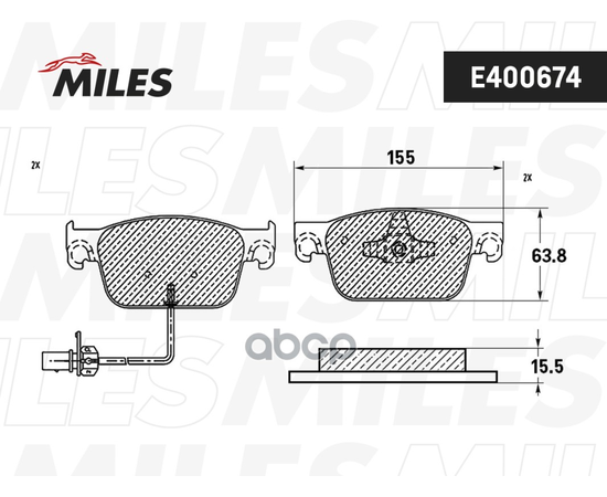 Купить КОЛОДКИ ТОРМОЗНЫЕ ПЕРЕДНИЕ (СМЕСЬ SEMI-METALLIC) AUDI A4 15-/A5 16- (TRW GDB2127) E400674