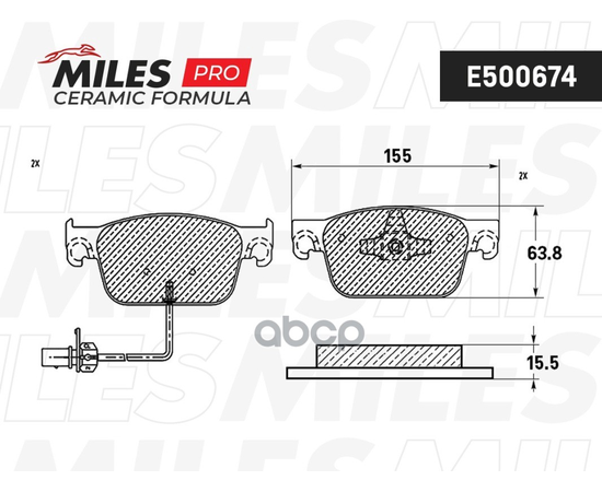 Купить КОЛОДКИ ТОРМОЗНЫЕ ПЕРЕДНИЕ (СМЕСЬ CERAMIC СЕРИЯ PRO) AUDI A4 15-/A5 16- (TRW GDB2127) E500674