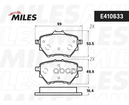 Купить КОЛОДКИ ТОРМОЗНЫЕ ЗАДНИЕ (СМЕСЬ LOW-METALLIC)CITROEN C4/PEUGEOT 308 13- (TRW GDB2036) E410633