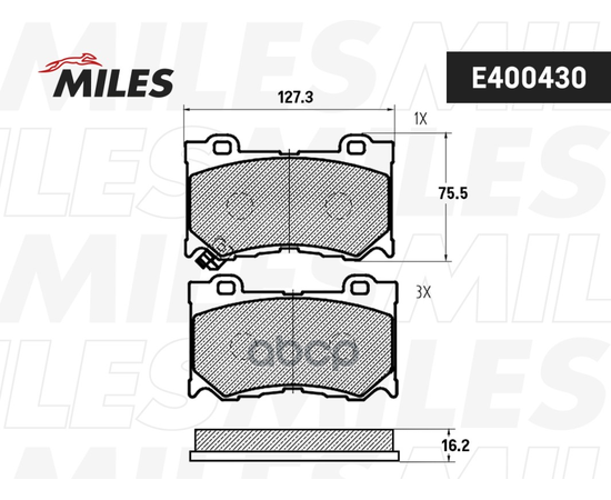 Купить КОЛОДКИ ТОРМОЗНЫЕ ПЕРЕДНИЕ (СМЕСЬ LOW-METALLIC) INFINITI FX35/37/50 08-/GS35/37/25 06- (TRW GDB3505) E400430