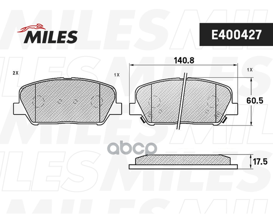 Купить КОЛОДКИ ТОРМОЗНЫЕ ПЕРЕДНИЕ (БЕЗ ДАТЧИКА) (СМЕСЬ LOW-METALLIC) HYUNDAI I30/ELANTRA 11-/CEED R16 12- (TRW GDB3582) E400427