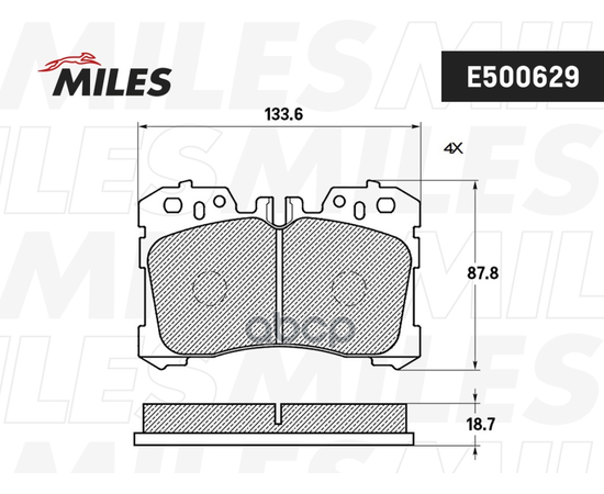 Купить КОЛОДКИ ТОРМОЗНЫЕ ПЕРЕДНИЕ (СМЕСЬ CERAMIC СЕРИЯ PRO) LEXUS LS460-600 06- (TRW GDB3473) E500629