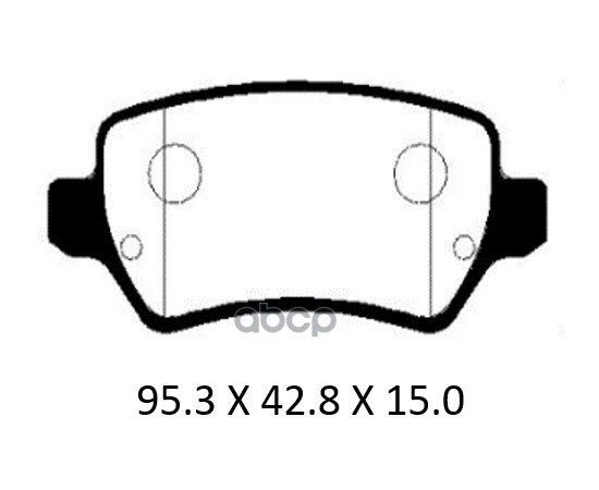 Купить КОЛОДКИ ТОРМОЗНЫЕ ДИСКОВЫЕ ЗАДН KIA  CEED 12-  OPEL  ASTRA G 00-05, ASTRA H 04- (ПРОИЗВЕДЕНО В КОРЕЕ) PBP1521KOR