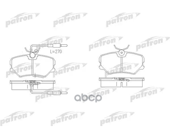 Купить ДИСКОВЫЕ ТОРМОЗНЫЕ КОЛОДКИ PBP540 (GDB1039)