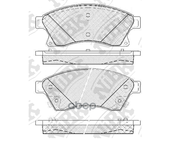 Купить КОЛОДКИ ТОРМОЗНЫЕ ДИСКОВЫЕ CHEVROLET CRUZE 2009 PN0391