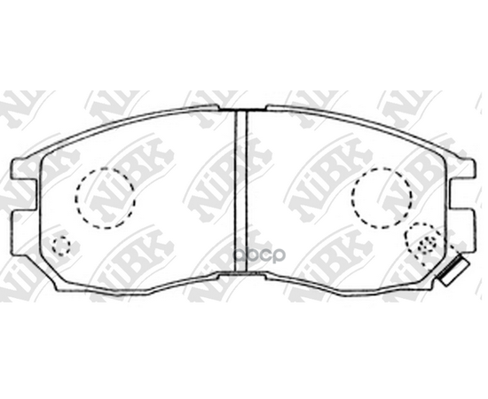 Купить КОЛОДКИ ТОРМОЗНЫЕ ДИСКОВЫЕ MITSUBISHI GALANT 2003 PN3271