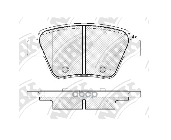 Купить КОЛОДКИ ТОРМОЗНЫЕ ДИСКОВЫЕ SKODA OCTAVIA 2004-2013 PN0550