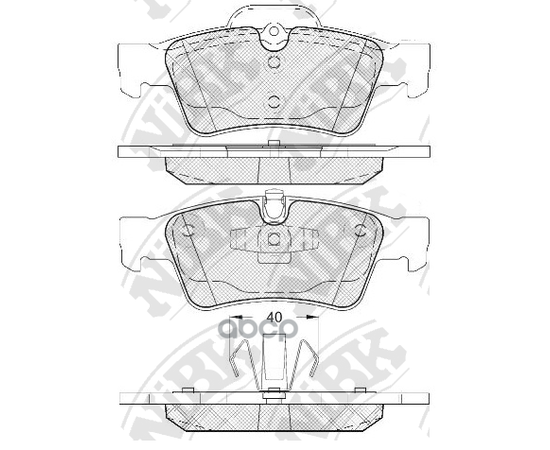 Купить КОЛОДКИ ТОРМОЗНЫЕ MERCEDES-BENZ W164 ML 05/W251 R-CLASS 06 ЗАДНИЕ PN0507