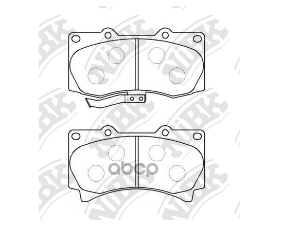 Купить КОЛОДКИ ТОРМОЗНЫЕ ДИСКОВЫЕ HUMMER H3 3.5L 05-, 5.3L 08- PN0498