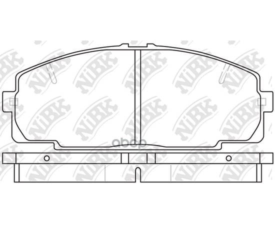 Купить КОЛОДКИ ТОРМОЗНЫЕ ПЕРЕДНИЕ TOYOTA HIACE 2.0-2.7 84- PN1237