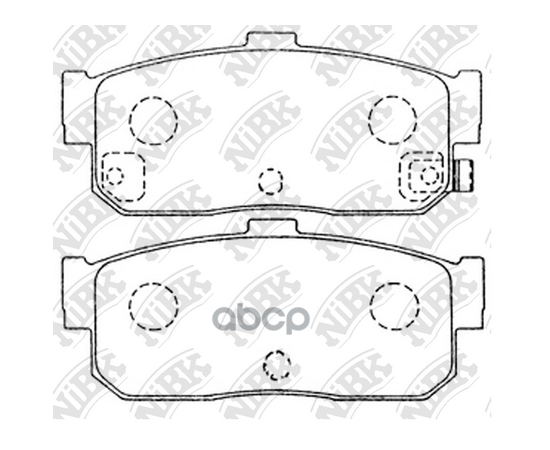 Купить КОЛОДКИ ТОРМОЗНЫЕ NISSAN ALMERA 95-/MAXIMA 95-/PRIMERA 90-98/SUNNY 87-95 ЗАДНИЕ PN2224