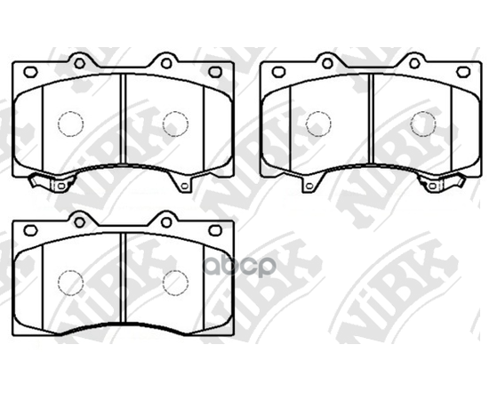 Купить КОЛОДКИ ТОРМОЗНЫЕ ДИСКОВЫЕ NISSAN PATROL 5.6 2010 PN0555