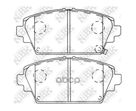 Купить КОЛОДКИ ТОРМОЗНЫЕ ПЕРЕДНИЕ NISSAN PRIMERA (P12) 02/ALMERA TINO 0005 PN8106