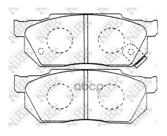 Купить КОЛОДКИ ТОРМОЗНЫЕ ДИСКОВЫЕ HONDA CIVIC 83-05/FIT 01-07 PN8263