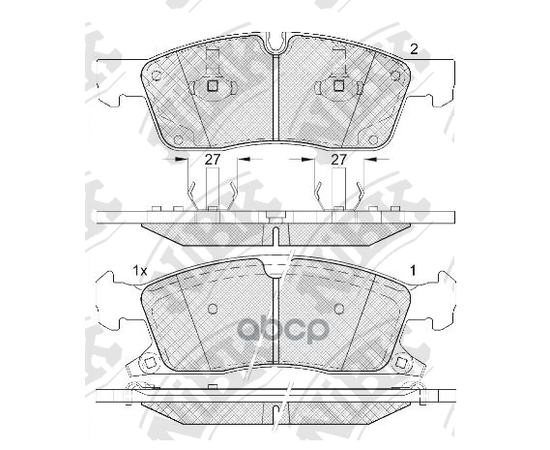 Купить КОЛОДКИ ТОРМОЗНЫЕ ДИСКОВЫЕ MERCEDES BENZ ML W166 250-350 11-  PN0833