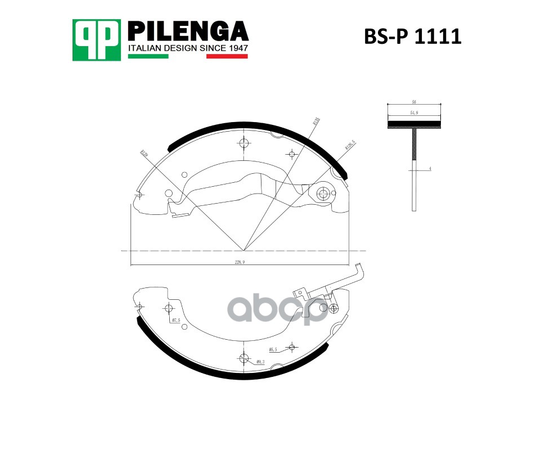 Купить КОЛОДКИ ТОРМОЗНЫЕ ЗАДНИЕ БАРАБАН VAG VW T4 BS-P1111