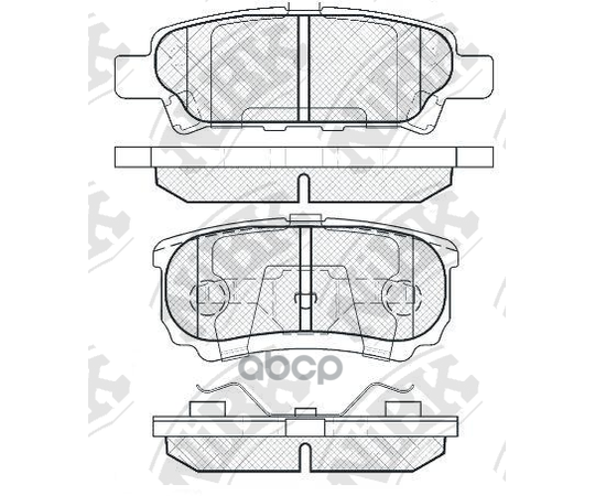 Купить КОЛОДКИ ТОРМОЗНЫЕ ЗАДНИЕ MITSUBISHI LANCER IX 03OUTLANDER 0308 PN3502