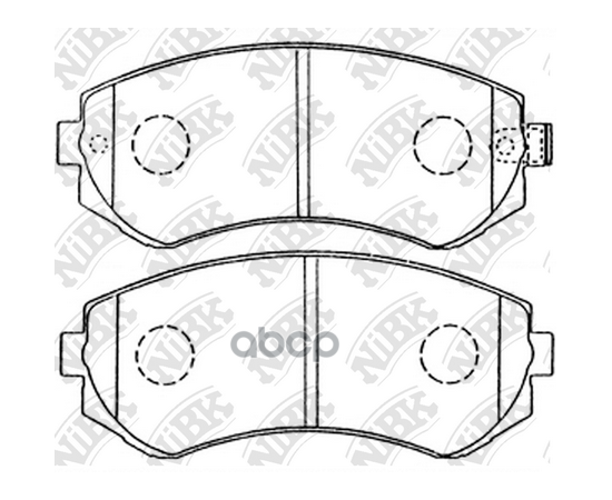 Купить КОЛОДКИ ТОРМОЗНЫЕ ДИСКОВЫЕ NI PATROL 3.0 2000 PN2199