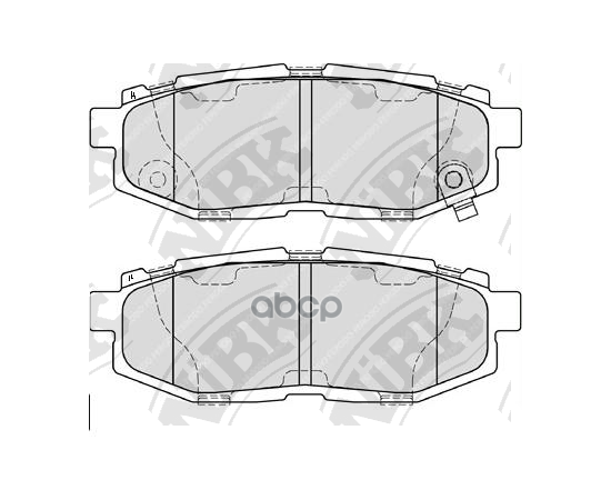 Купить КОЛОДКИ ТОРМОЗНЫЕ ДИСКОВЫЕ SUBARU TRIBECA 3.6 2007 PN7803