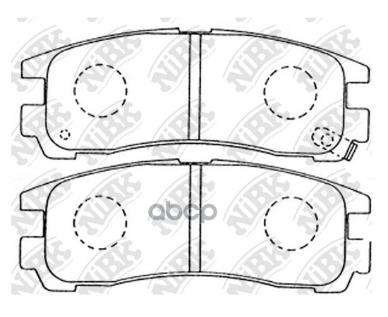 Купить КОЛОДКИ ТОРМОЗНЫЕ ДИСКОВЫЕ MITSUBISHI GALANT 92-04/PAJERO PININ 99-/SPACE WAGON 91-99  PN3174