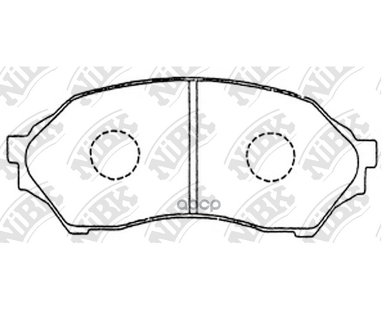 Купить КОЛОДКИ ТОРМОЗНЫЕ ДИСКОВЫЕ MAZDA FAMILIA 1998-2004 PN5425