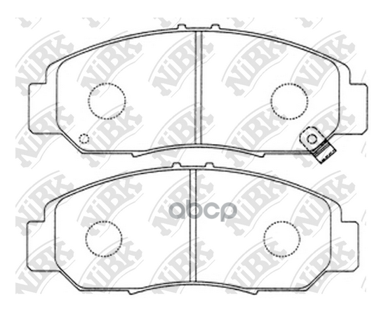 Купить КОЛОДКИ ТОРМОЗНЫЕ HONDA CIVIC 01-05/FR-V 1.7-2.2 05-/STREAM 1.7/2.0 01- ПЕРЕДНИЕ PN8465