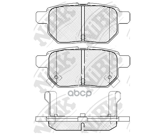 Купить КОЛОДКИ ТОРМОЗНЫЕ TOYOTA COROLLA 1.4 VVT-I 02/AURIS 1.6/1.4 07 ЗАДНИЕ PN1519