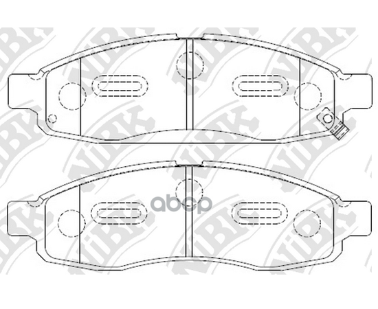 Купить КОЛОДКИ ТОРМОЗНЫЕ ДИСКОВЫЕ NI ARMADA 5.5 2003 - 2006 PN0428