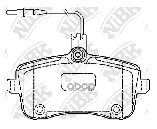 Купить КОЛОДКИ ТОРМОЗНЫЕ ДИСКОВЫЕ (С ДАТЧИКОМ ИЗНОСА) PEUGEOT 407 04  PN0469W