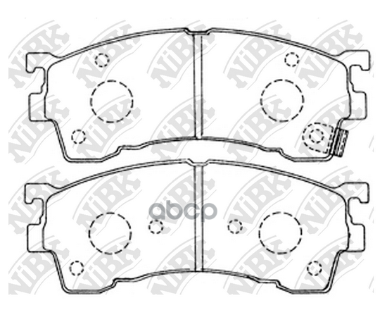 Купить КОЛОДКИ ТОРМОЗНЫЕ ДИСКОВЫЕ MAZDA CAPELLA 1998-2002 PN5239