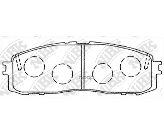 Купить КОЛОДКИ ТОРМОЗНЫЕ ДИСКОВЫЕ TOYOTA CROWN (_S14_, _S13_) SUPRA (_A7_)  PN1142