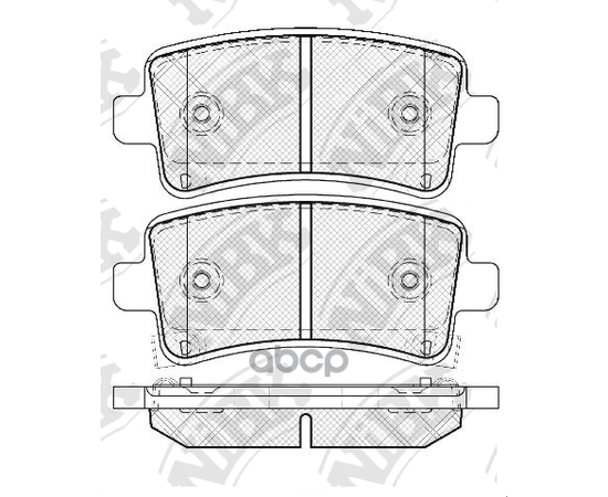 Купить КОЛОДКИ ТОРМОЗНЫЕ ДИСКОВЫЕ OPEL INSIGNIA 08-/SAAB 9-5 10-)  PN0840