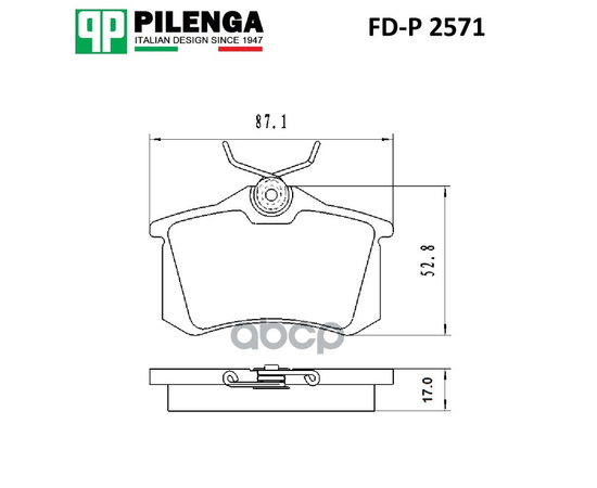 Купить КОЛОДКИ ТОРМОЗНЫЕ ДИСКОВЫЕ ЗАДНИЕ BORA, GOLF 3, 4, POLO, PEUGEOT 307, 405 FD-P2571