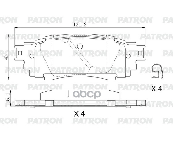 Купить КОЛОДКИ ТОРМОЗНЫЕ ДИСКОВЫЕ ЗАД. TOYOTA CAMRY/C-HR/COROLLA/RAV4 17- / LEXUS RX 15- PBP281