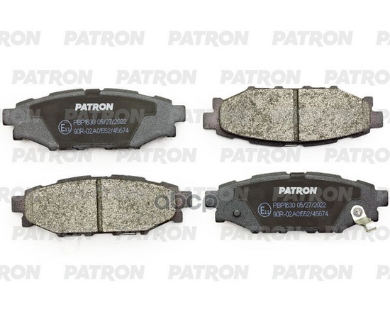 Купить КОЛОДКИ ТОРМОЗНЫЕ ДИСКОВЫЕ ЗАД. SUBARU: LEGACY IV 03-, LEGACY IV УНИВЕРСАЛ 03-, OUTBACK 03- PBP1630