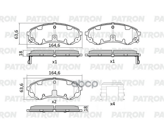 Купить КОЛОДКИ ТОРМОЗНЫЕ ДИСКОВЫЕ ПЕРЕДН HYUNDAI: H1 07-0 PBP016