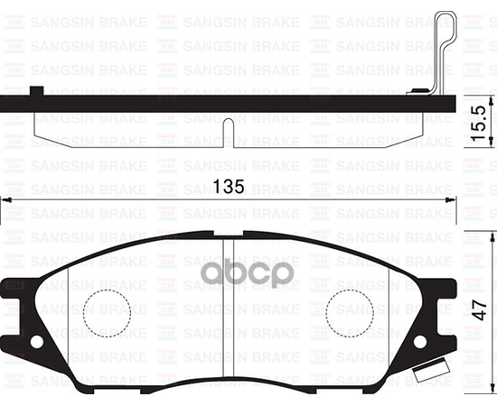 Купить КОЛОДКИ ТОРМОЗНЫЕ ДИСКОВЫЕ NISSAN ALMERA 2.5/2.2DCI 03/SUNNY ALL 99 SP1156