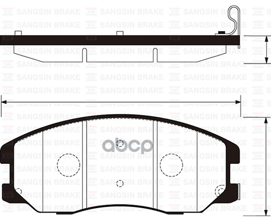 Купить КОЛОДКИ ТОРМОЗНЫЕ ДИСКОВЫЕ CHEVROLET CAPTIVA, DAEWOO WINSTORM 2.0/2.4 06 SP1204