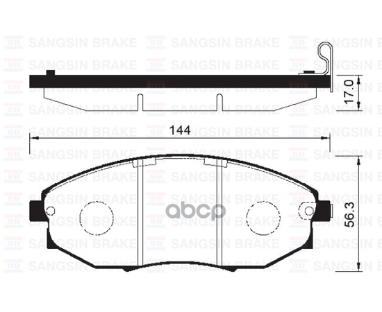 Купить КОЛОДКИ ТОРМОЗНЫЕ CHEVROLET EPICA 07- ПЕРЕДНИЕ SP1193