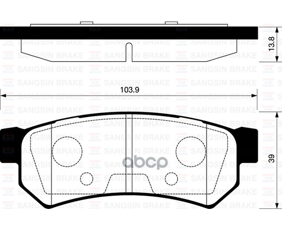 Купить КОЛОДКИ ТОРМОЗНЫЕ CHEVROLET LACETTI 07-/DAEWOO NUBIRA ЗАДНИЕ SP1257