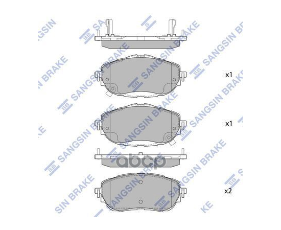 Купить КОЛОДКИ ТОРМОЗНЫЕ TOYOTA AURIS 12-/COROLLA 13- ПЕРЕДНИЕ SP1700