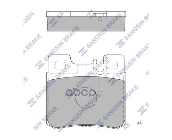 Купить КОЛОДКИ ТОРМОЗНЫЕ MERCEDES W210/W202/W124/W201/R129/R170/A208 CLK ЗАДНИЕ SP1921