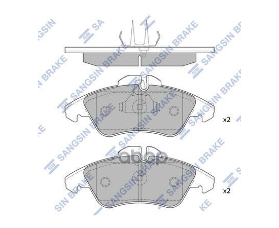 Купить КОЛОДКИ ТОРМОЗНЫЕ ДИСКОВЫЕ MB VITO/SPRINTER, VW LT II 28-35 96 SP1273A