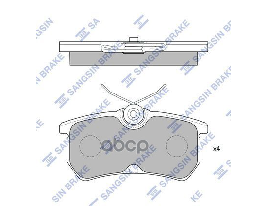 Купить КОЛОДКИ ТОРМОЗНЫЕ FORD FOCUS 9805/FIESTA 12- ЗАДНИЕ SP1865